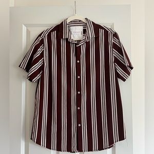 Denim & Flower Shirt - Size L